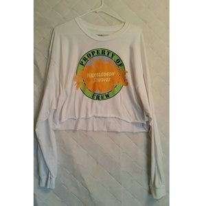 Nickelodeon long sleeved crop top